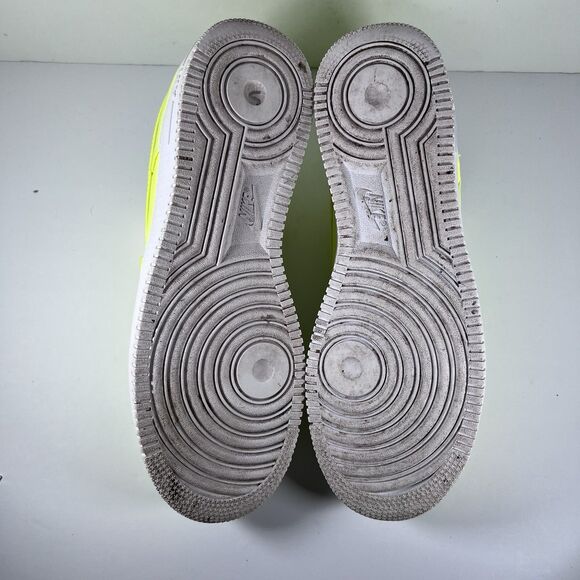 Nike Air Force 1 2017 Volt Lace Up Athletic Shoes Sneakers Men's 9.5 AJ9505-700 - Picture 7 of 8